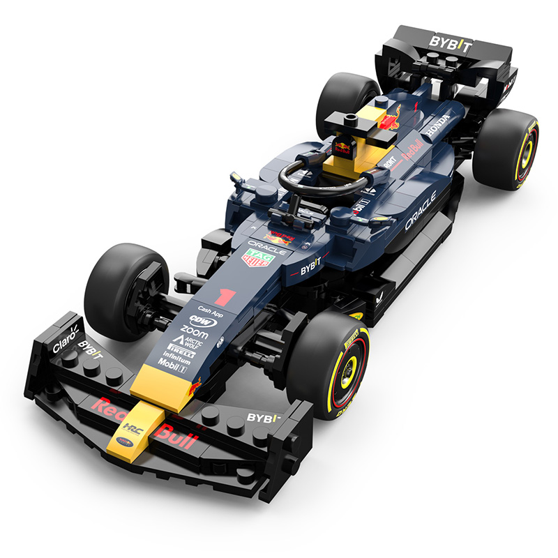 1：24红牛F1 RB19积木车